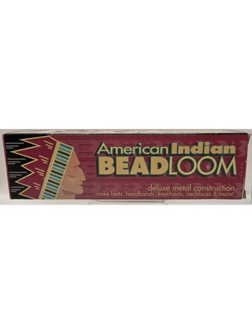 Vintage Darice American Indian Bead Loom Deluxe Metal Craft Kit NIB Instructions